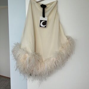 Taller marmo piccolo Ubud Mini Dress in ivory